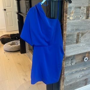 Royal Blue TCEC One Shoulder Dress